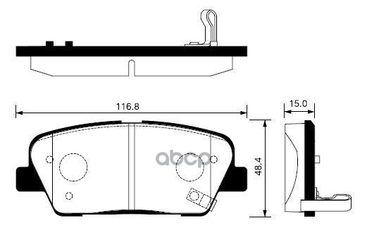 Колодки задние SANGSIN BRAKE SP1247